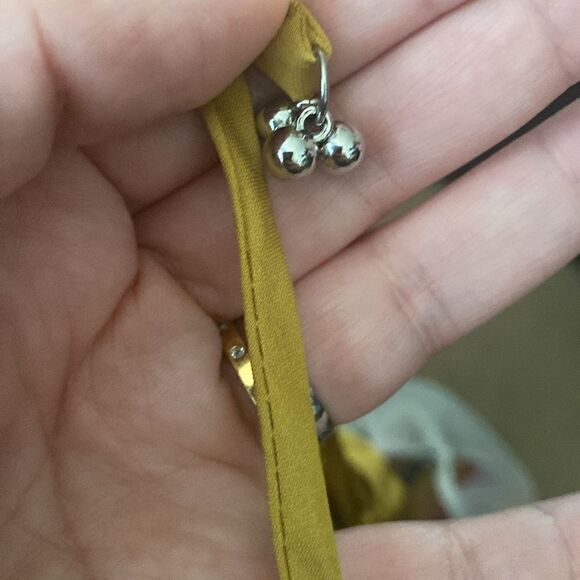 NWOT Free People x Revolve Good Company Cowl Neck Gold Slinky Satin Dress - Picture 8 of 13